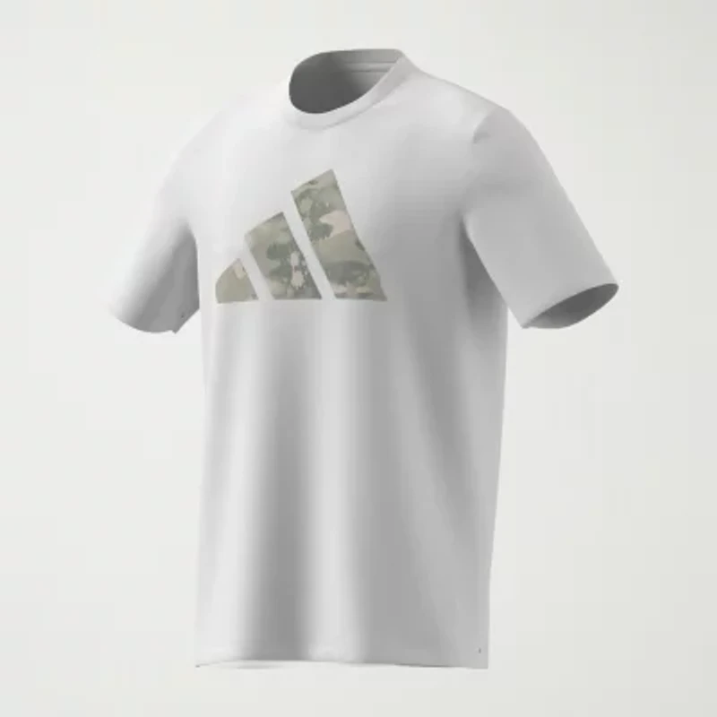 adidas Mens Crew Neck Short Sleeve Graphic T-Shirt