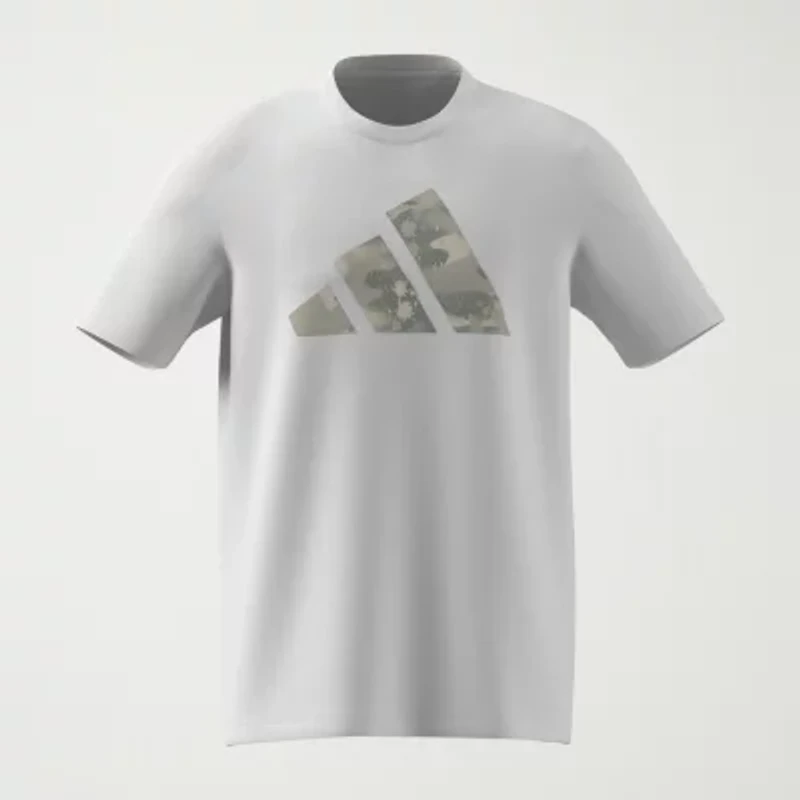 adidas Mens Crew Neck Short Sleeve Active T-Shirt