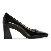 Worthington Maurice Womens Square Closed Toe Block Heel Pumps