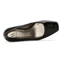 Worthington Maurice Womens Square Closed Toe Block Heel Pumps