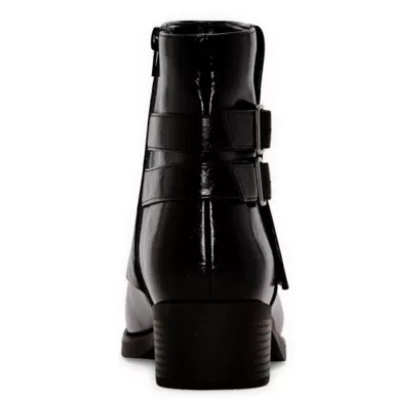 Arizona Jean Co Womens Apache Block Heel Motorcycle Boots
