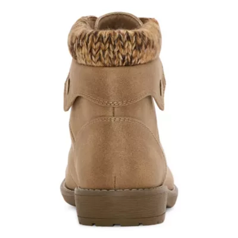 St. John's Bay Womens Shawn Block Heel Hiking Boots