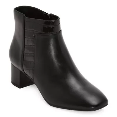 east 5th Womens Sherman Block Heel Booties