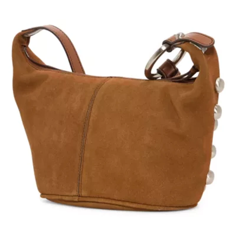 a.n.a Susan Genuine Suede Studded Crossbody Bag