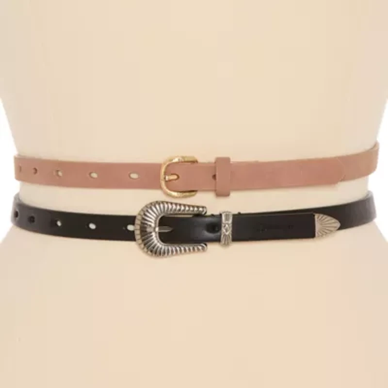 JS Jessica Simpson 75 2 Pack Womens Belt