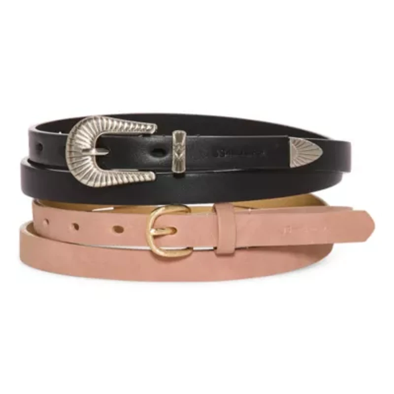 JS Jessica Simpson 75 2 Pack Womens Belt