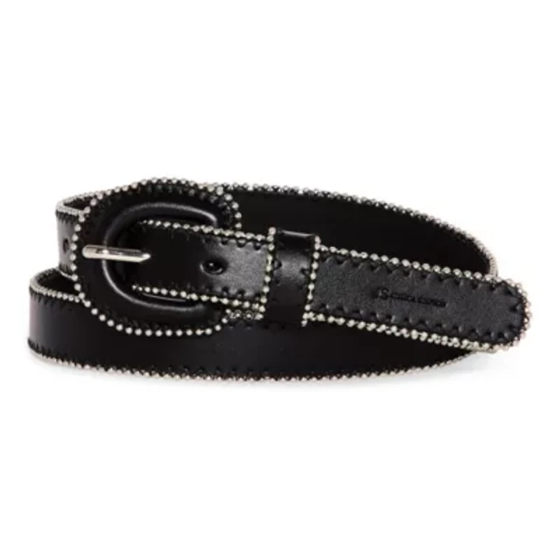 JS Jessica Simpson 1" Ball Chain Covered Womens Belt