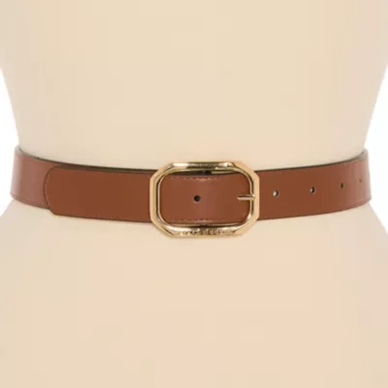 Liz Claiborne 29mm Geo Flip Reversible Womens Belt