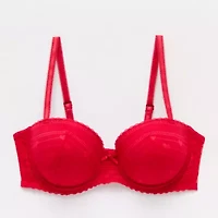 Arizona Body Holiday Heart Lace Balconette Bra