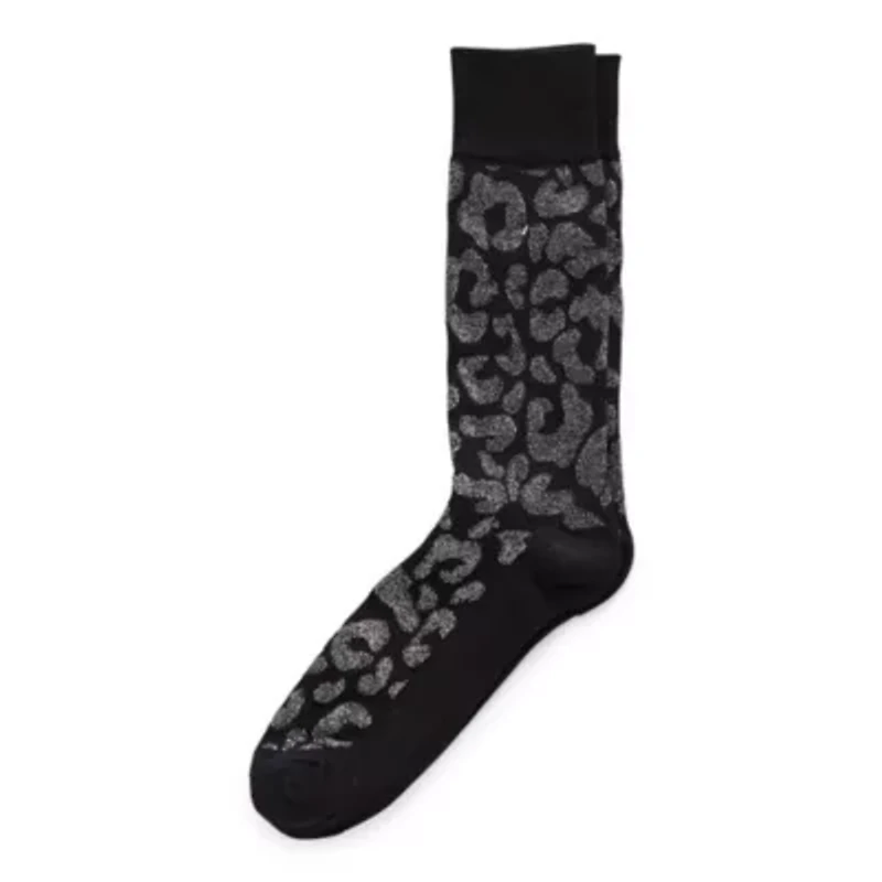 J. Ferrar Dress Mens 1 Pair Crew Socks