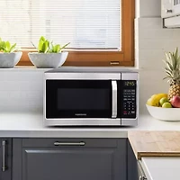 Farberware Classic 0.7 Microwave Oven, Brushed Stainless
