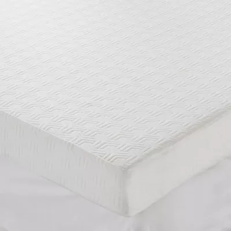 Sleep Philosophy 4" Gel Memory Foam with 3M Cover Mattress Topper