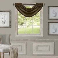 Elrene Home Fashions All Seasons Rod Pocket Arch Valance