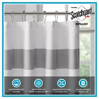 Madison Park Spa Waffle 3M Scotchgard™ Shower Curtain