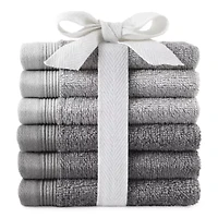 Home Expressions 6pc Washcloth Set