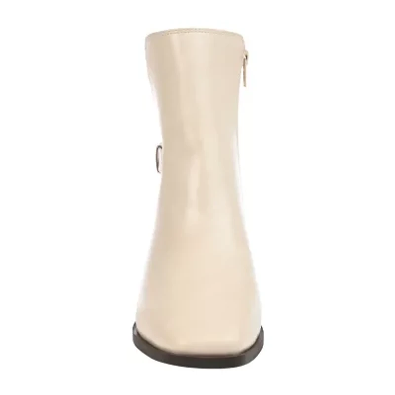 Journee Collection Womens Aubrie Stacked Heel Booties