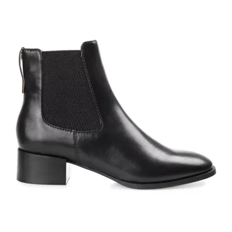 Journee Collection Womens Chayse Stacked Heel Booties