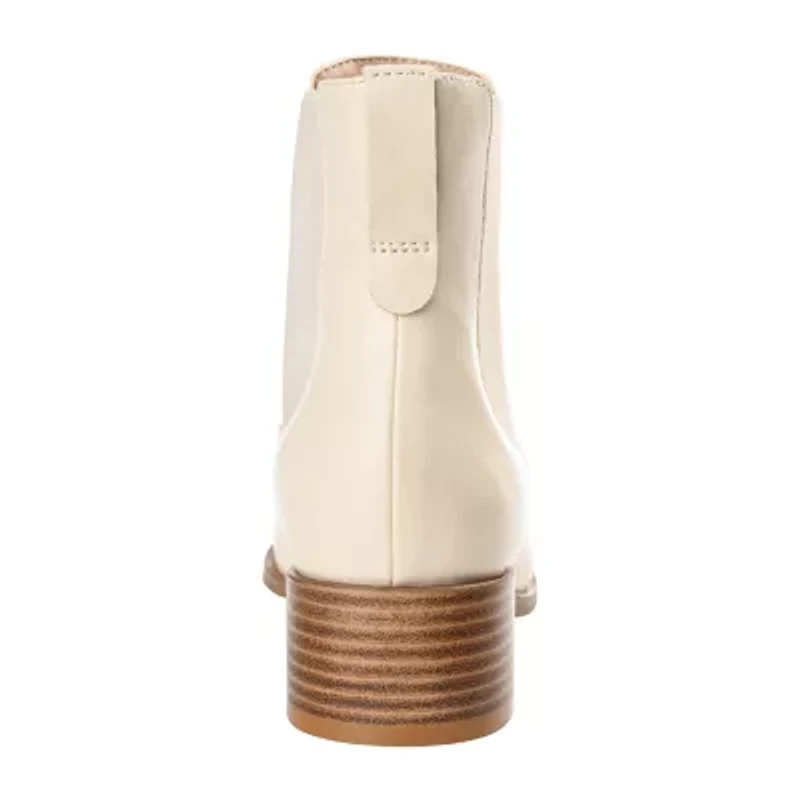 Journee Collection Womens Chayse Stacked Heel Booties
