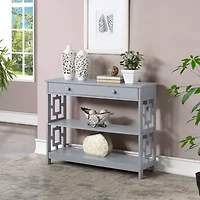 Convenience Concepts Town Square 1-Drawer Console Table