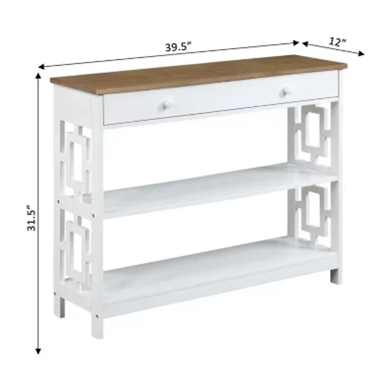 Town Square 1-Drawer Console Table