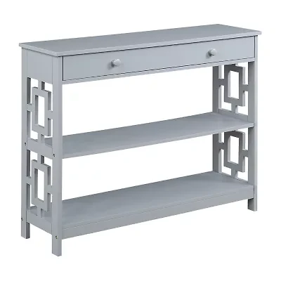 Convenience Concepts Town Square 1-Drawer Console Table