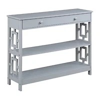 Convenience Concepts Town Square 1-Drawer Console Table