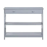 Convenience Concepts Town Square 1-Drawer Console Table