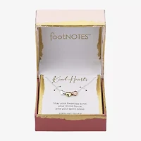 Footnotes Triple Womens Sterling Silver Heart 16 Inch Pendant Necklace