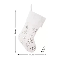 Glitzhome 2pc Plush Christmas Stocking