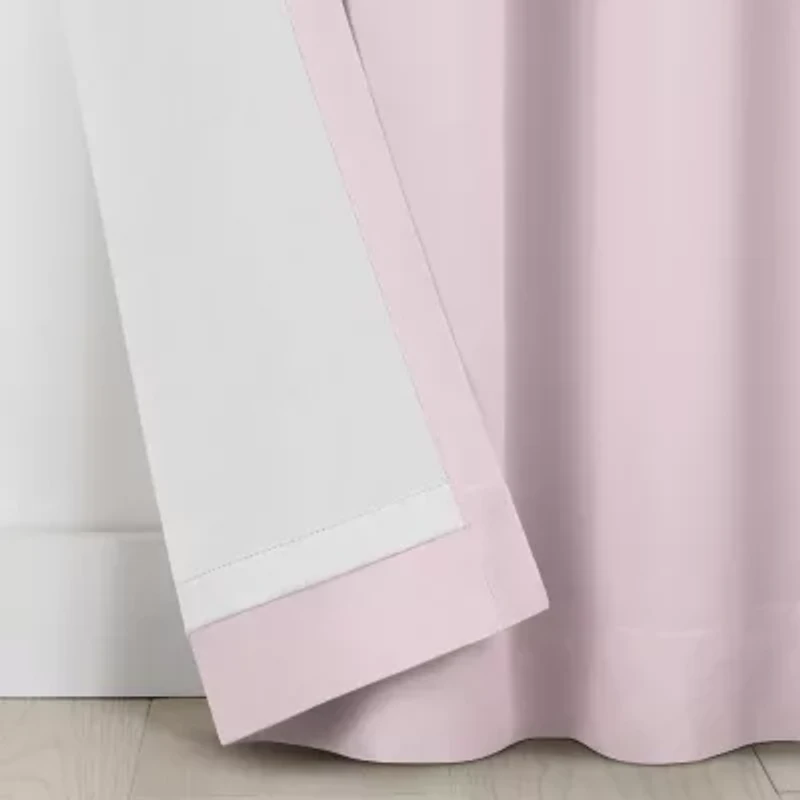 Under the Stars Kids Hayden Ruffle Rod Pocket Back Tab Energy Saving 100% Blackout Single Curtain Panel