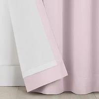 Under the Stars Kids Hayden Ruffle Rod Pocket Back Tab Energy Saving 100% Blackout Single Curtain Panel
