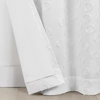 Under the Stars Kids Hayden Clip Dot Rod Pocket Back Tab Energy Saving 100% Blackout Single Curtain Panel