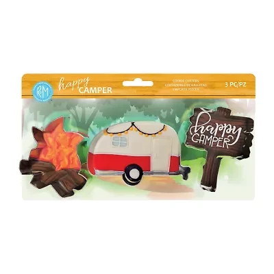 R&M International Llc Happy Camper 3-pc. Cookie Cutters
