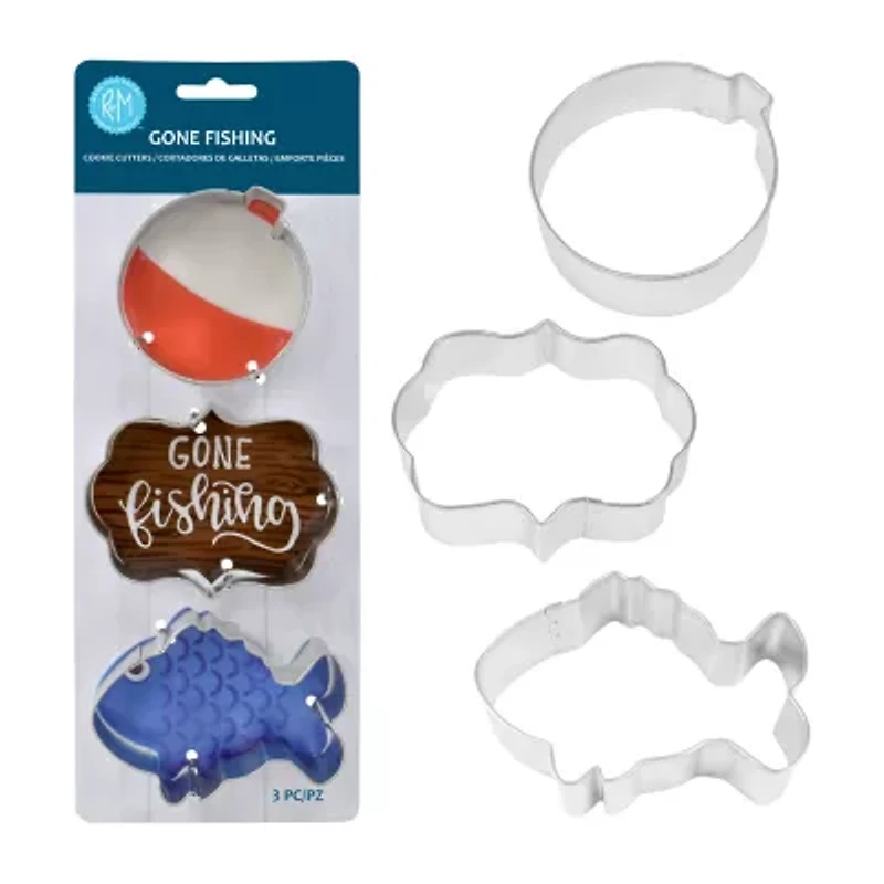 R&M International Llc Gone Fishing 3-pc. Cookie Cutters