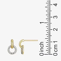 Sparkle Allure White Diamond Accent 11mm Round Stud Earrings