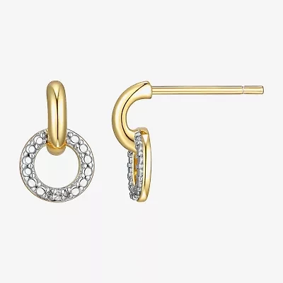 Sparkle Allure White Diamond Accent 11mm Round Stud Earrings