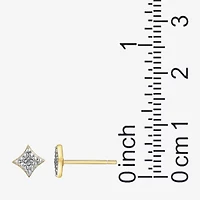 Sparkle Allure White Diamond Accent 6.7mm Diamond Stud Earrings