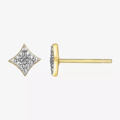 Sparkle Allure White Diamond Accent 6.7mm Diamond Stud Earrings