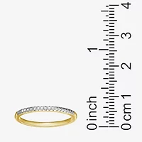 Sparkle Allure Womens White Diamond Accent Delicate Band