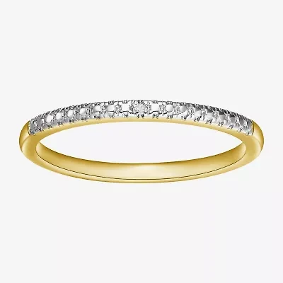 Sparkle Allure Womens White Diamond Accent Delicate Band