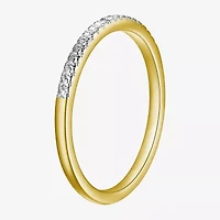 Sparkle Allure Womens White Diamond Accent Delicate Band