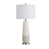 Stylecraft Evian Two-Tone Ceramic Table Lamp