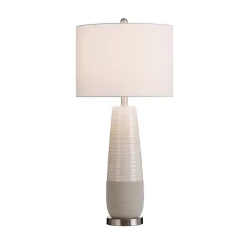 Stylecraft Evian Two-Tone Ceramic Table Lamp