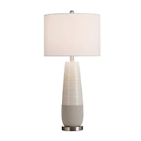 Stylecraft Evian Two-Tone Ceramic Table Lamp