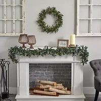 Nearly Natural 6.5ft Olive Thanksgiving Indoor Garland