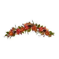 Nearly Natural 6ft Assort Faux Thanksgiving Indoor Garland