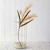 Nearly Natural "30"" Faux Sorghum Beige Stem Set" Artificial Flowers