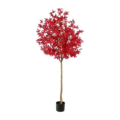 Nearly Natural 6ft Autumn Maple Fall Artificial Plant
