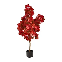 Nearly Natural 4ft Autumn Pomegranate Artificial Plant