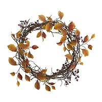 Nearly Natural Harvest Twig Wreath